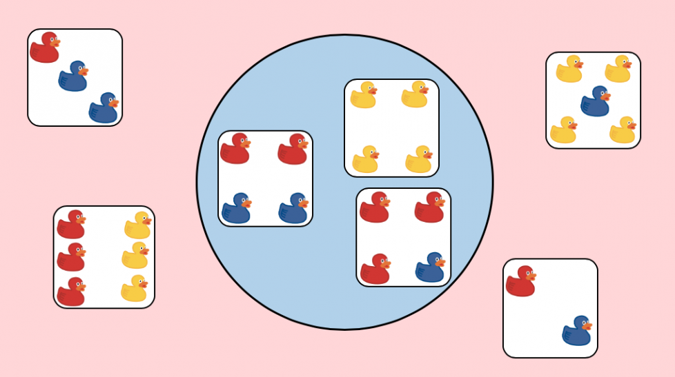 Matemáticas y patitos de goma para resolver un problema complejo