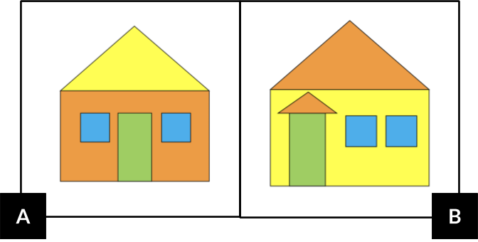 Iguales y diferentes: casas de colores | Math At Home